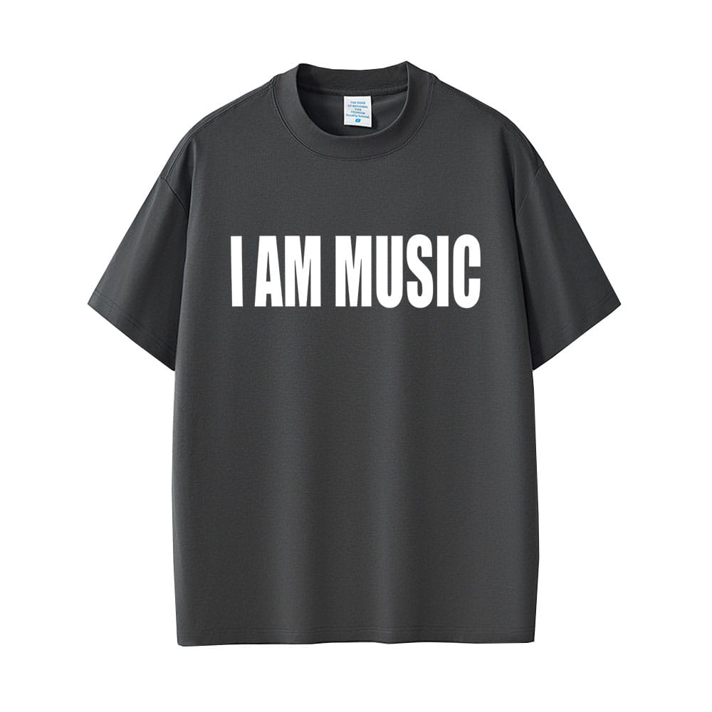 Rapper Playboi Carti I AM MUSIC Same Style Logo T-shirt Men Fashion Rap Opium Merch T Shirts Men’s Hip Hop Oversized T-shirts