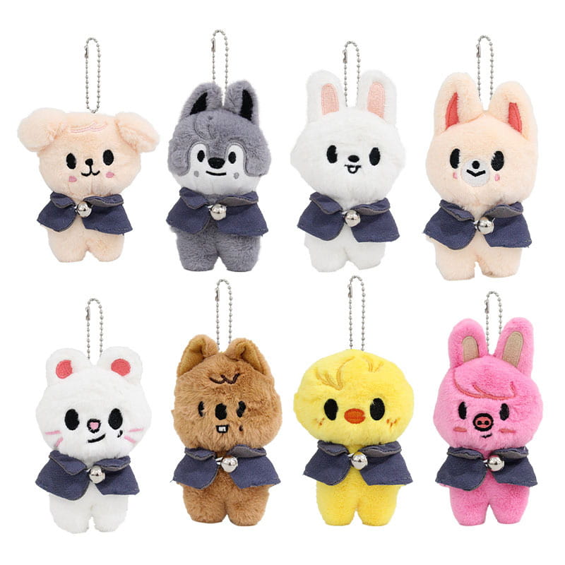 New SKZOO Plush Keychain Doll Pendant Backpack Accessories Magic Academy Cloak Plush Keychain Children’s Toy Fan Gift