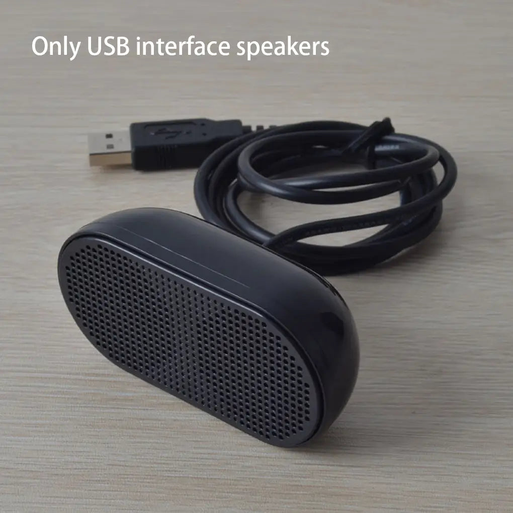 Portable Laptop Mini Speaker Replacement Universal Computer USB Powered Soundbox Music Playing Device Computers Accessories