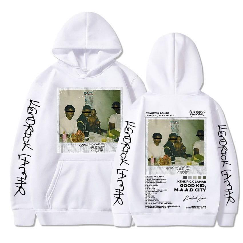 Kendrick Lamar Good Kid men’s hoodie Hip-Hop music album cover Hoodie Casual fashion streetwear
