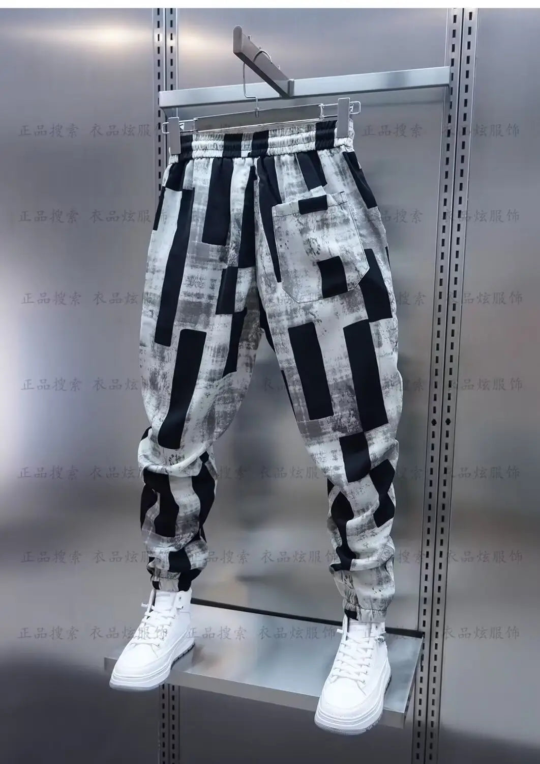 Hip -hop Street Wide -leg Haren Trousers Jogging Sweatpant Luxury Brand Men Clothing Streetwear Casual Pants 2024 y2k man clothe
