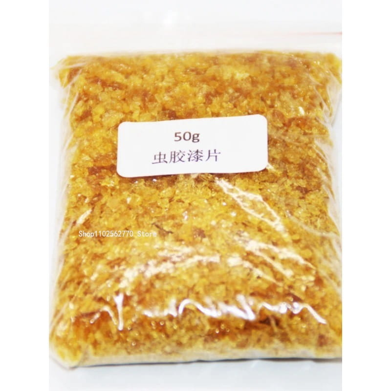 50g Shellac Varnish Sheet Granule Powder Board Primer Handmade Guitar Material Shellac Sheet