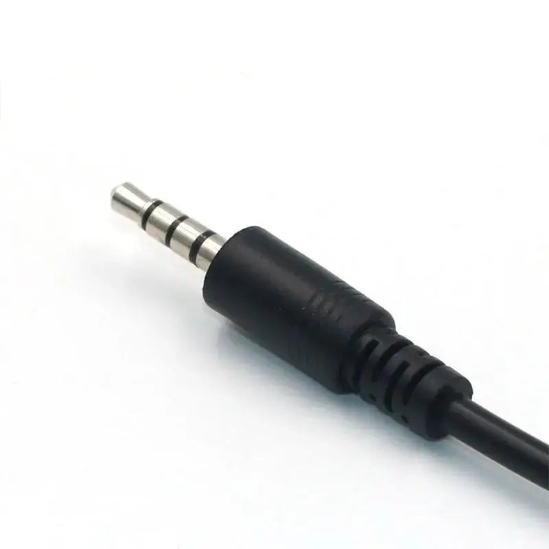 1/2/4/6/8/10Pcs Black Car Audio Cable To USB Audio Cable Car Electronics for Play Music Car Audio Cable USB Headphone Converter