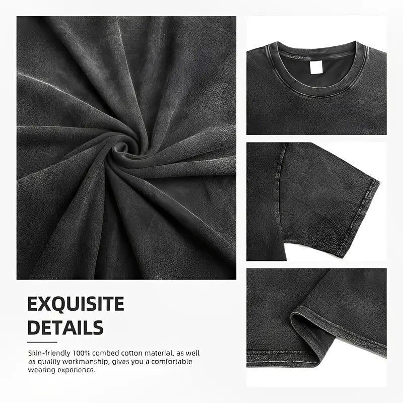 It’s TV Time! T Shirts Hip Hop Washed Oversize T-Shirt Tenna Deltarune Novelty for Men Women Tops Streetwear Summer Tops Tees