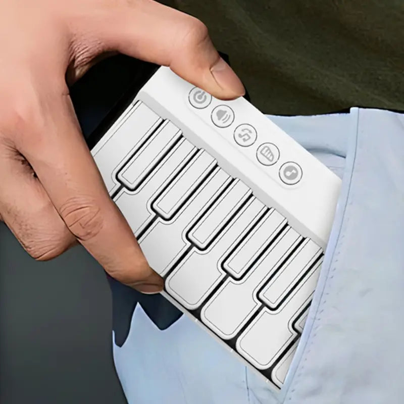 Musical Learning Toy Piano for Portable Design Enhances Creativity While Building Basic Music Knowledge with ABS Texture