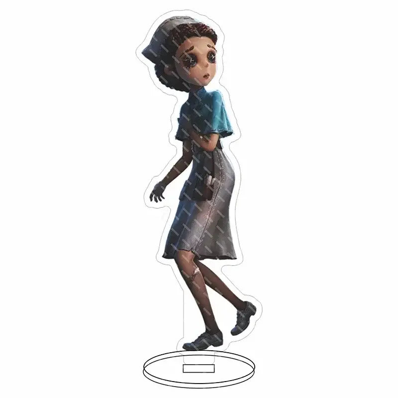 Hip Hop Anime Identity V DIY Stand Acrylic Game Figure Lucky Guy Reznik Emma Woods Helena Adams Model Plate Desk Decor Toy Doll