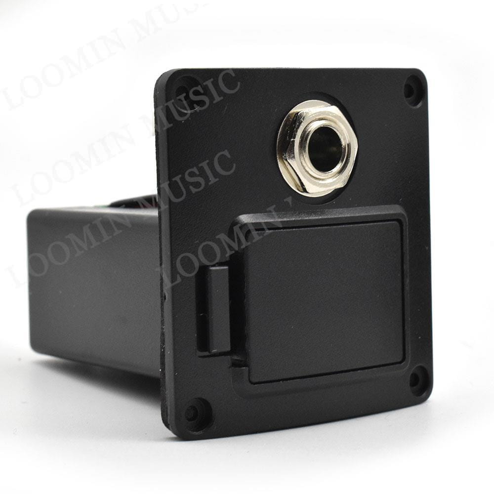 3 Bands Guitar Pickup Folk Guitar Preamp EQ with Tuner for Acoustic Guitar