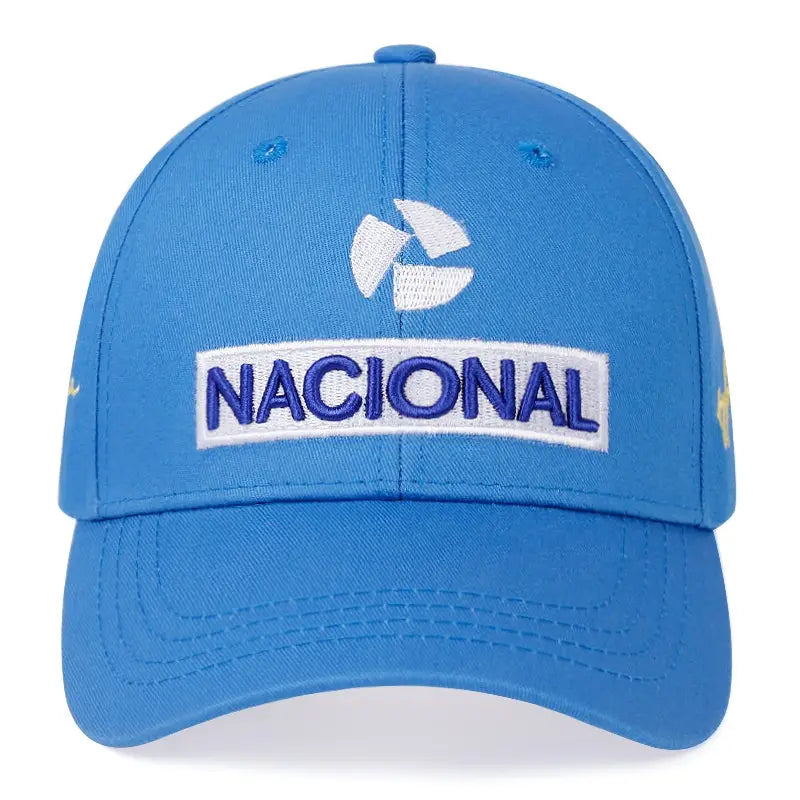 New Ayrton Senna Racer Fashion Letter Embroidered Hat Outdoor Sun Protection Team Baseball Cap Hip-hop Hats