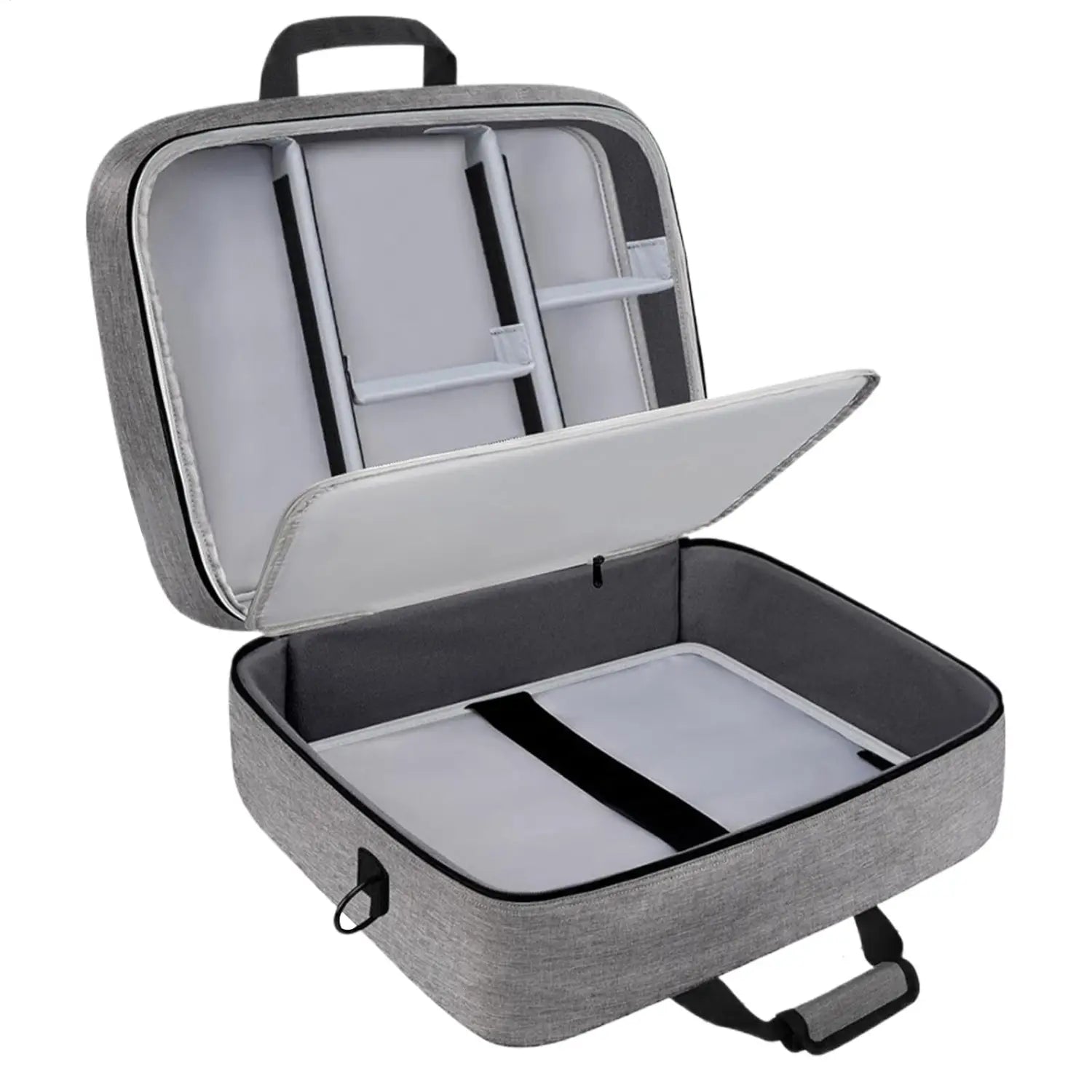 Audio Mixer Carrying Case DJ Cable File Bag for DJ Gear with Adjustable Storage Scratch-Resistant Sound Instrument Accessories