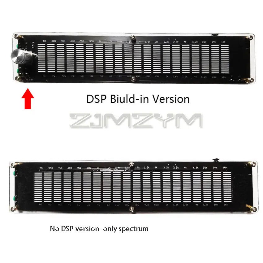 Music Spectrum Dynamic Level Indicator Multi Mode DSP Equalizer EQ Voice Control DC7-24V