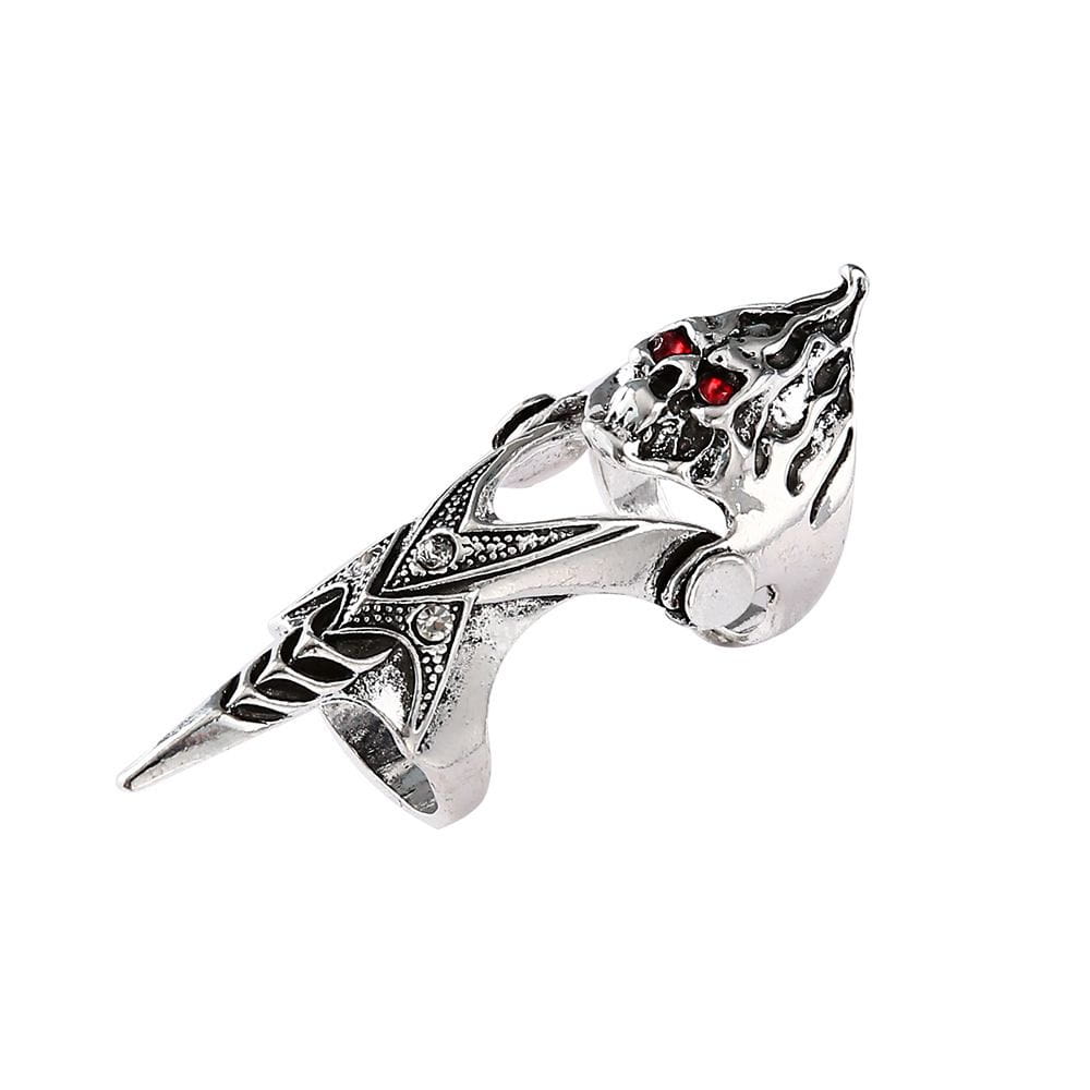 Hip Hop Punk Adjustable Finger Ring Skull Claw Ring Male Female Korean Style Ring Dragon Ring Knuckle Ring Fashion Jewelry