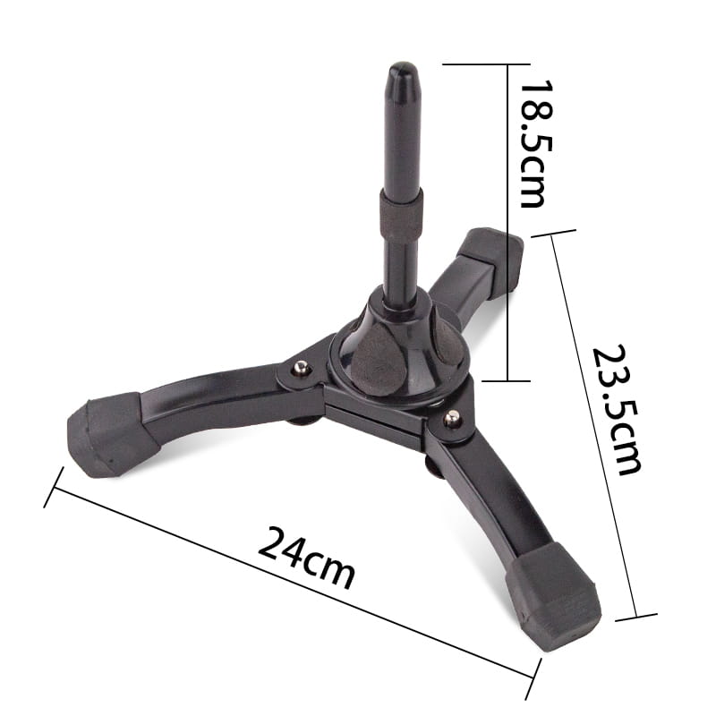 B-Flat Clarinet Instrument Stand Portable Foldable Universal Metal Stand Display Rack