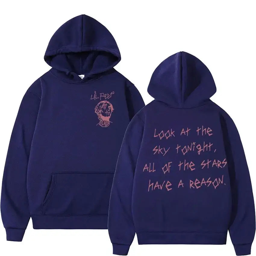 Rapper Lil Peep Tour Concert Men’s Hoodie Hip Hop Pullover Sweatshirt Unisex Casual Fashion Long Sleeve Hooded Gothic sportwear