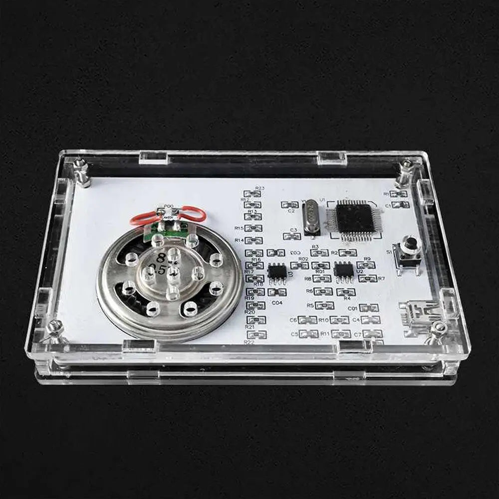 DIY LED Sound Control Sheet Music Sound Display Electronic Kit 51 Microcontroller with Shell DIY Soldering Kit