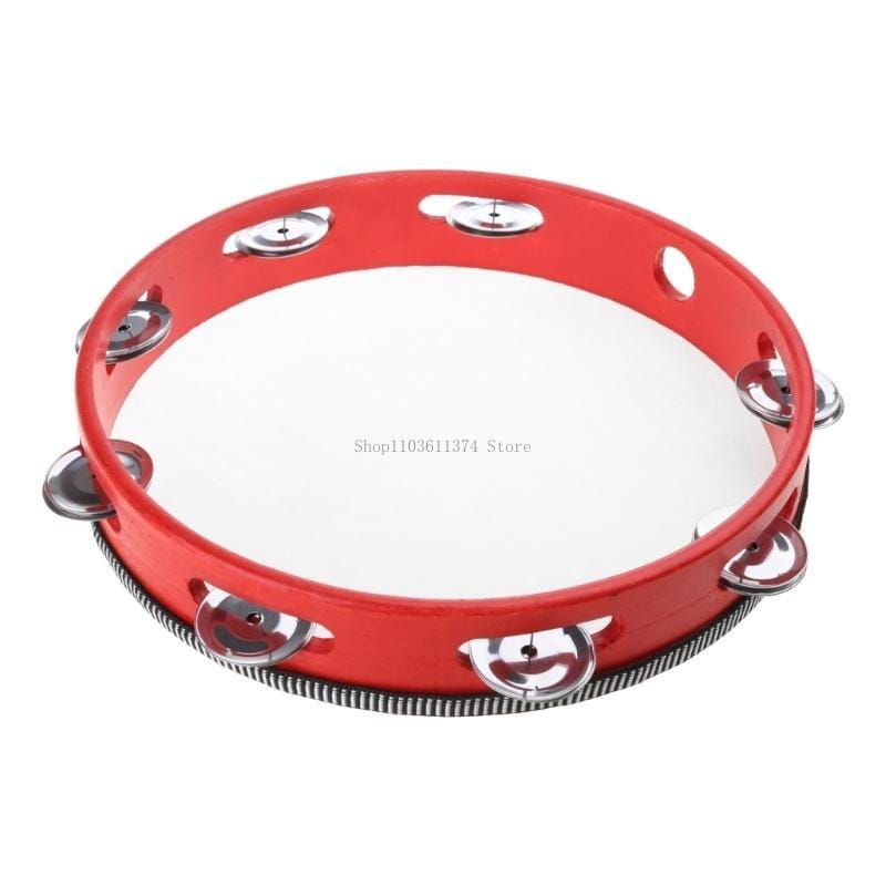 Children Tambourine Round Percussion For Party Dancing Toy Musical Instrument