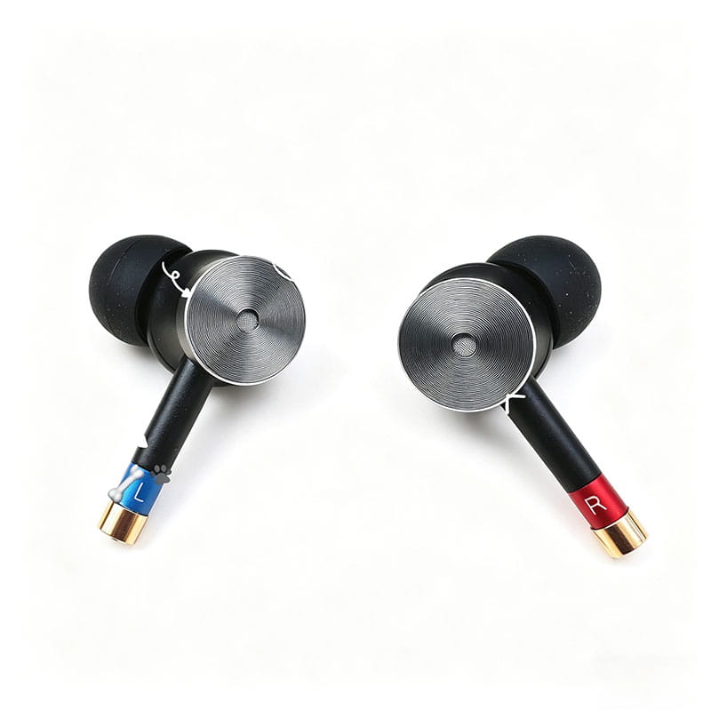 DIY MMCX HiFi Headphones Metal Deep Bass In-Ear Earphones with Detachable Cable Audiophile Wired Earbuds for Studio Recording