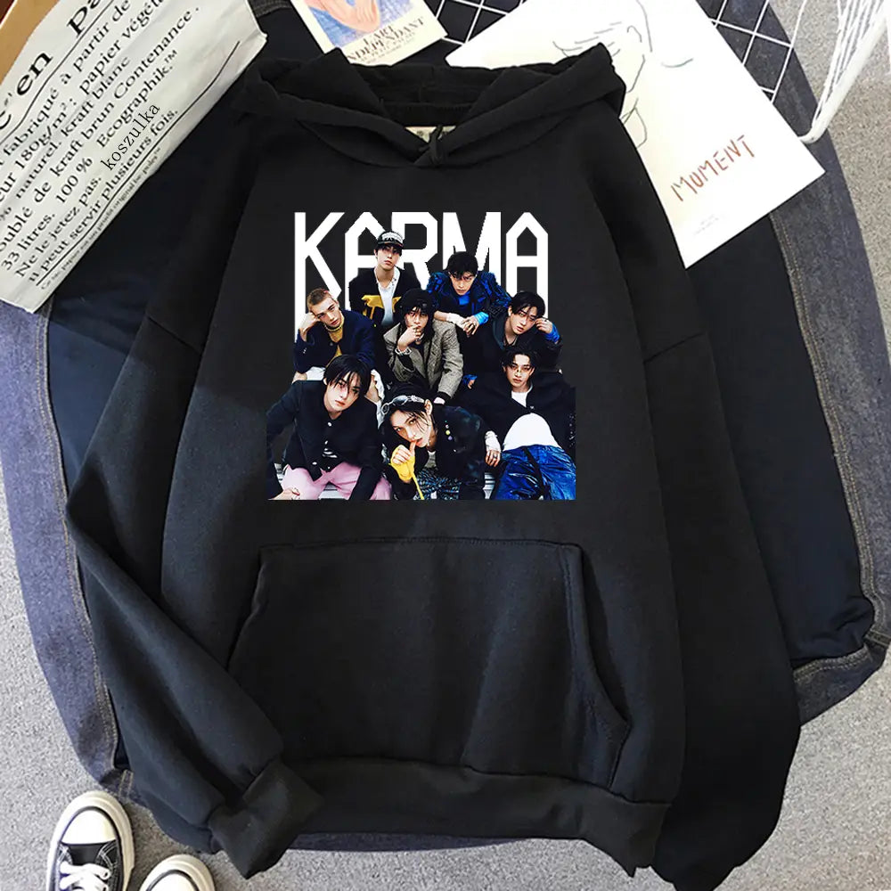 2025 New Album KARMA Hoodie Hot Song Ceremony Retro Women/men Hoodies Autumn Winter Clothes Aesthetic Sweatshirt Vintage