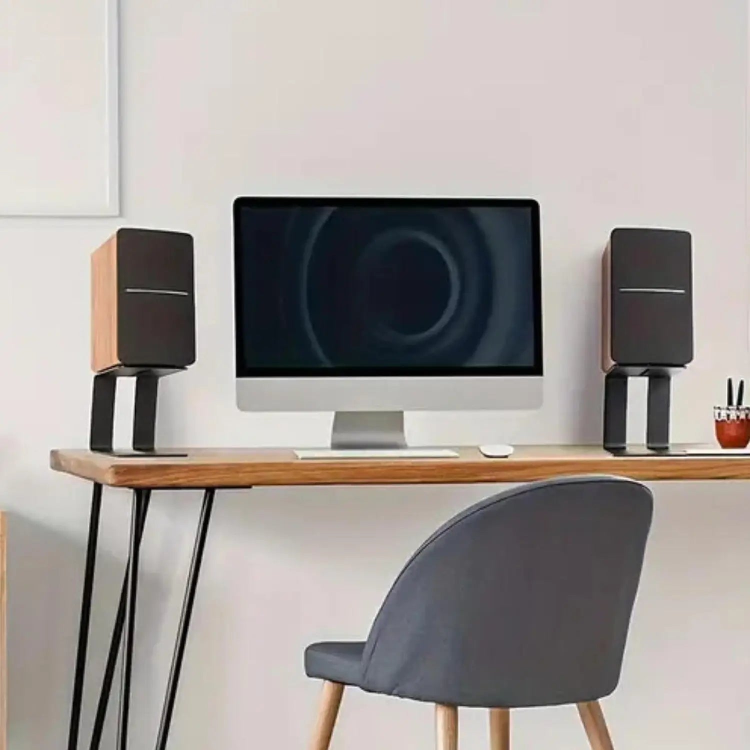 2x Desktop Speaker Stand Studio Stands for Better Audio Experience