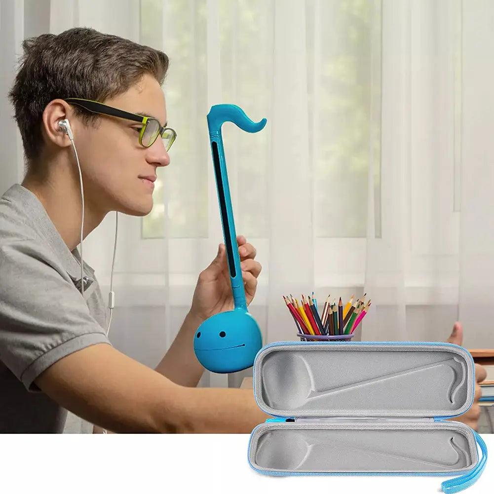 Musical Instrument Carrying Case Waterproof Music Instrumental Toy Storage Holder Anti-Drop Compatible with Otamatone