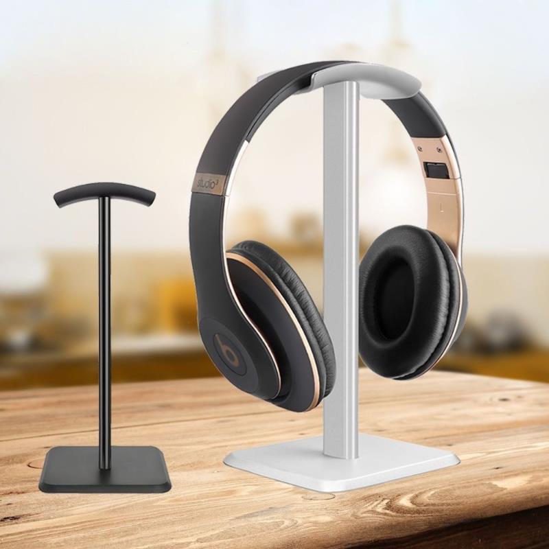 Headphones Stand Universal Aluminuim Alloy Headset Holder Supporting Flexible Headrest Desktop Gaming Earphones Hanger Bracket
