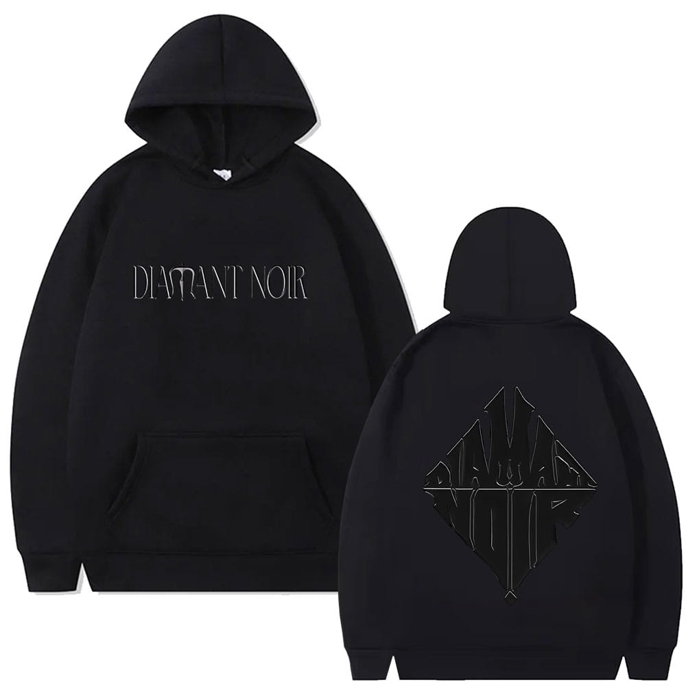 Rapper WeRenoi Diamant Noir Graphic Hoodie Men Women Hip Hop Fashion Pop Music Streetwear Male Casual Vintage Oversized Hoodies