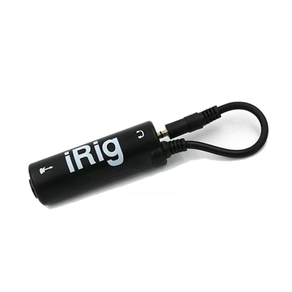 1 pc IRIG guitar interface converter 3.5mm audio cable with low background noise high fidelity frosted anti scratch feature
