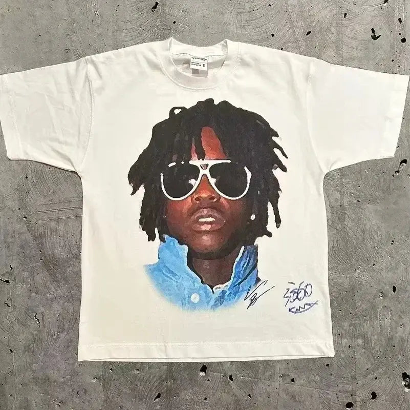Rapper Frank Retro Graphic T Shirt Men’s Hip Hop Ocean Album Clothing T-Shirts Y2k Unisex Blond Fashion Oversized Cotton T-shirt