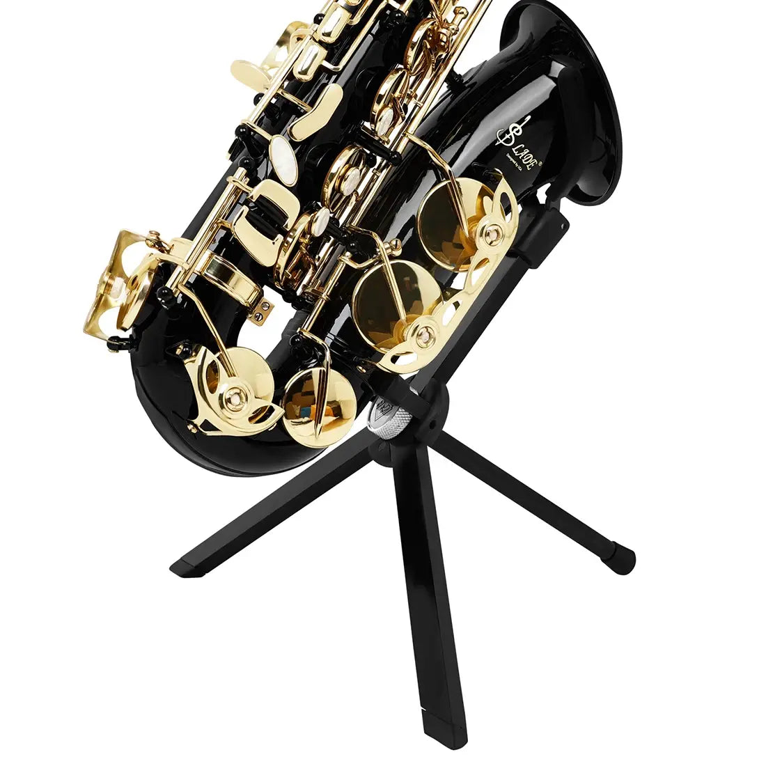 Alto Saxophone Stand Aluminum Alloy Flat Support Folding Stand Professional Woodwind Instrument Parts Accessories Alto Sax Stand