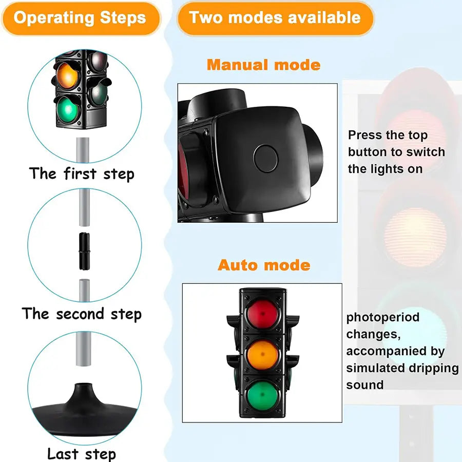 Simulation traffic light toy traffic signal model children’s traffic light toy children’s puzzle toy model