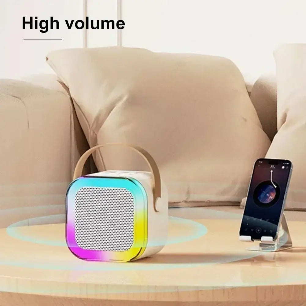 Hot sales K12 Karaoke Microphone KTV with 2 Wireless Microphones for Home Bluetooth 5.3 PA Speaker Singing Children’s Gifts