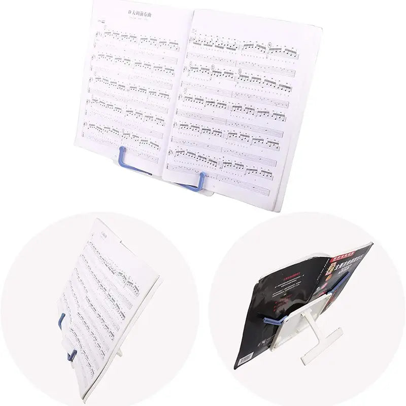 Desktop Sheet Music Stand Plastic Mini Portable Children Reading Stand Foldable Guitar Accessories Kids Beginner Gifts TMZ
