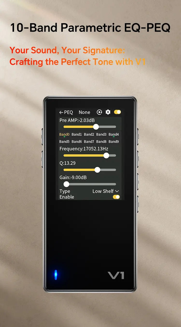TempoTec Variations V1,IM05 IM01 earphones HiFI music player USB DAC DAP,headphone amplifier 4.4mm&3.5mm ports PEQ,