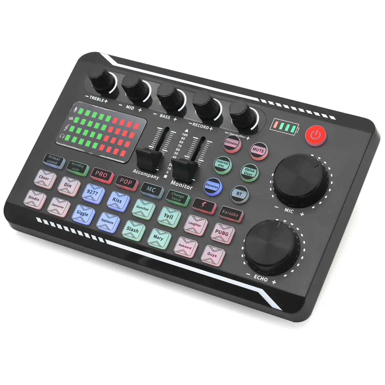 F998 Sound Card Microphone Sound Mixer Sound Card Audio Mixing Console Amplifier Live Music Mixer Amplifier Dj Equipment