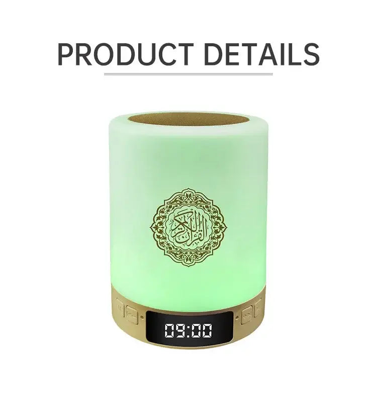 Bright Quran Azan Muslim Koran Bluetooth Speaker Portable Night Light Holy Lamp Sound Box Music Wireless Caixa De Som Bocina Mp3