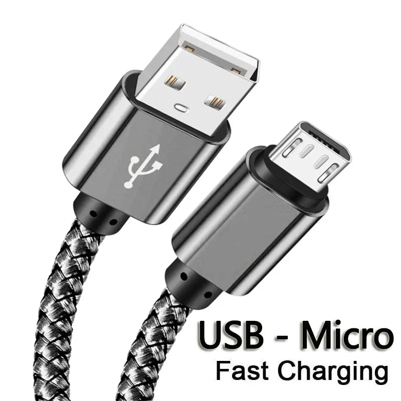 USB A Micro Cable Fast Charging Wire Mobile Phone Line USB Adapter Cable Cord For Samsung Xiaomi Andriod Mouse PS4 GamePad Data