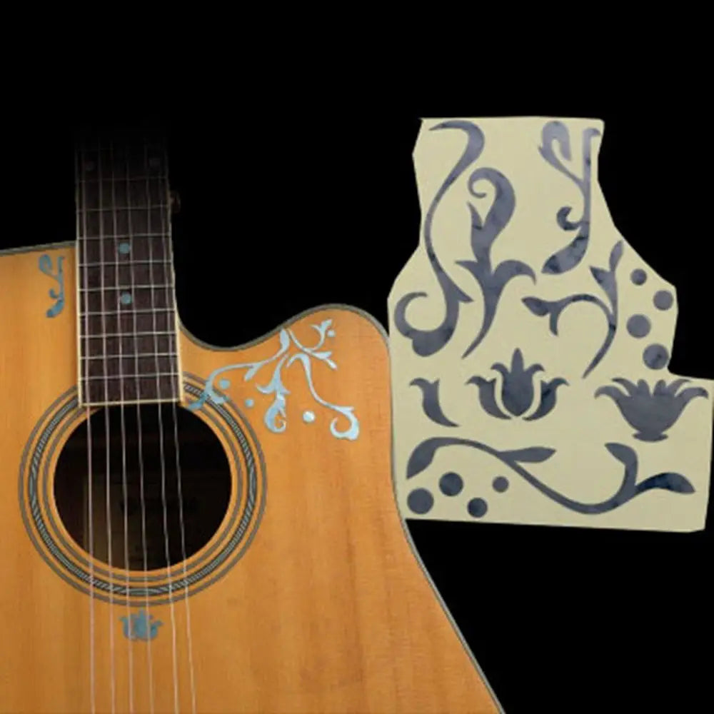 Instrument Decorations Electric Guitar Parts Ultra Thin Stickers Cross Inlay Decals Fretboard Sticker Guitarra Accessories