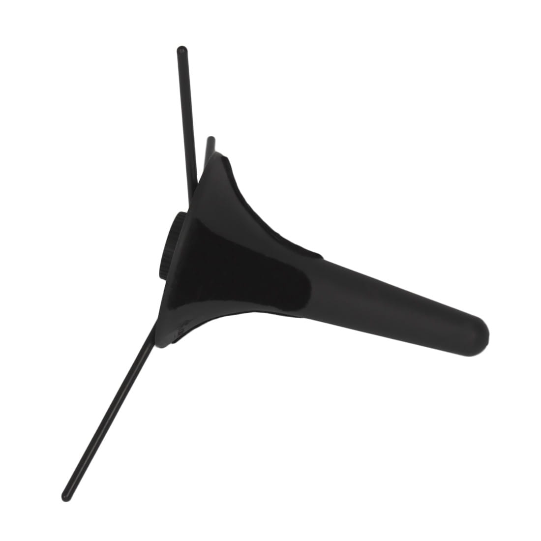 SLADE Black Trumpet Stand Foldable ABS Metal Trumpet Holder with 3/5 Removable Legs Portable Bracket Brass Instrument Accessory
