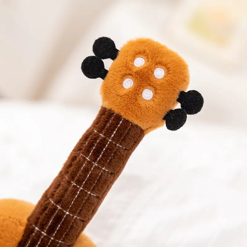 Cute Musical Plush Toy Soft Violin 30cm Guitar Pipa Tuning Fork Note Stuffed Doll Instrument Gift for Kid Music Lover Home Decor