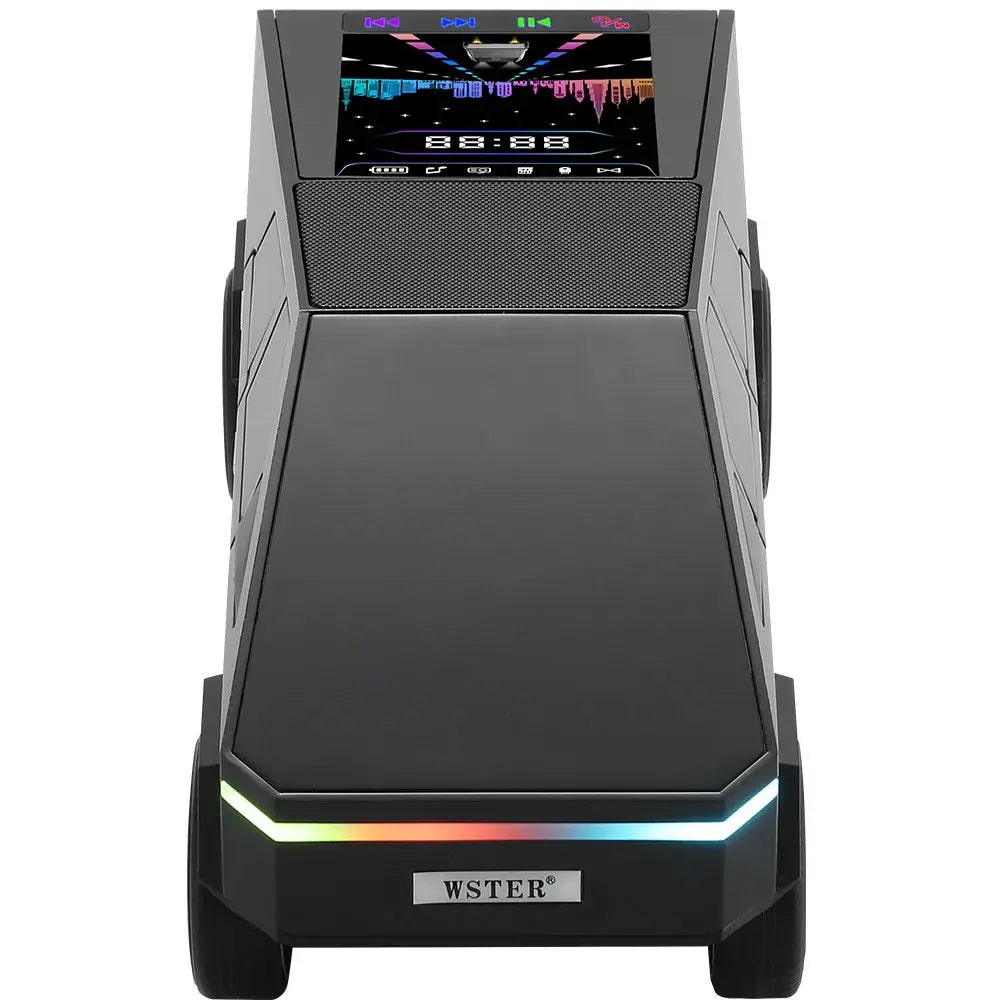 WS-580 Wireless Bluetooth Speaker in Car Shaped with Display Screen HIFI Stereo Surround Desktop Computer Boombox TF USB TWS