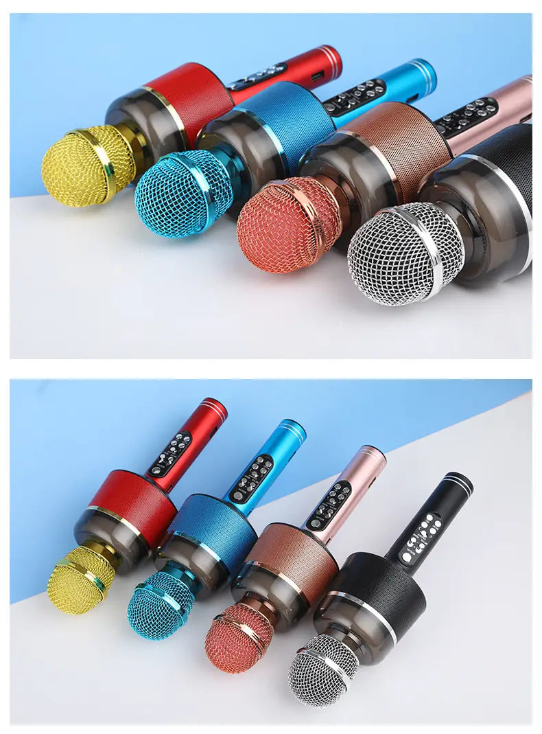 Professional Wireless Karaoke Microphone with Speaker Karaoke Machine Featuring Surround Sound Surpasses Ordinary Microphones