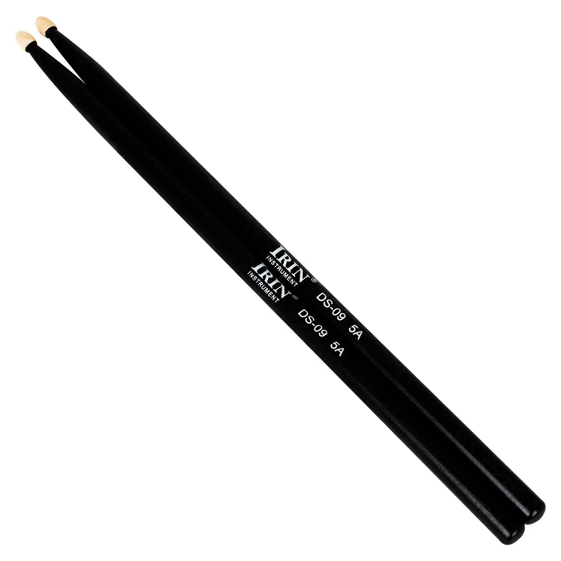IRIN Drumstick Jazz Drum 5A Solid Wood Pair Drum Sticks Percussion Music Instrument Sturdy Maple Black Drum Universal Accessory