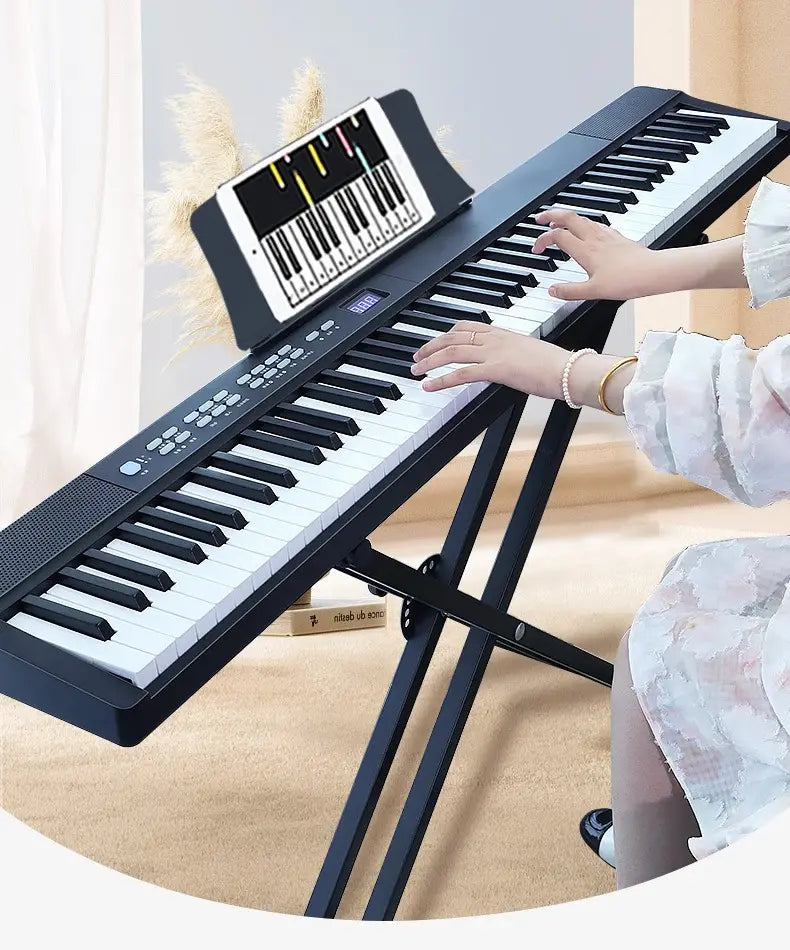 Folding Adult Electronic Piano 88 Keys Professional Midi Bluetooth Controller Keyboard Portable Organ Children’s Musical Piano