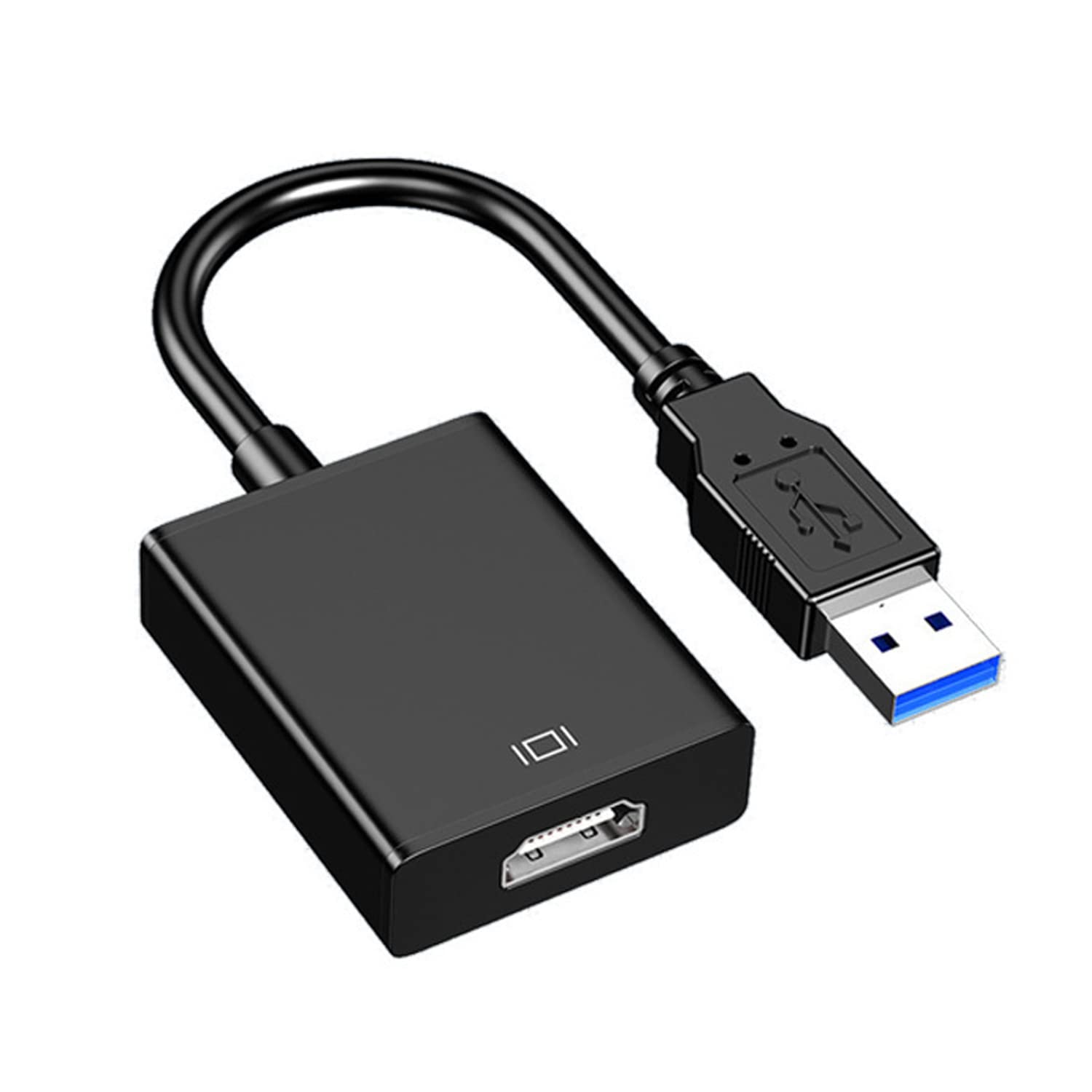 USB 3.0 to HDMI Adapter 1080P USB To HDMI-Compatible Video Converter External USB Adapter Video Adapter Cable for Desktop Laptop