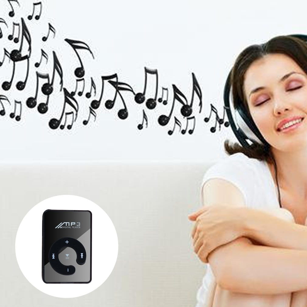 New Portable Mini Clip USB MP3 Player Music Media Support Micro SD TF Card Fashion Hifi MP3 for Outdoor Sports Mini Convenience