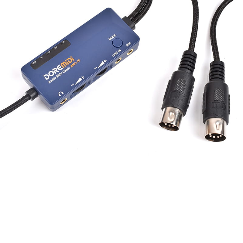 DOREMiDi Audio MIDI Cable USB AMC-10 Converter That Has Both Sound Card and MIDI Functions
