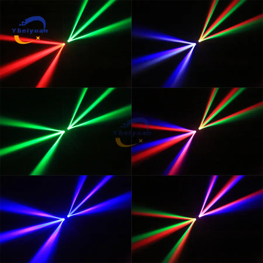 New Double Head Moving Head Beam Light With Aperture Remote Control DMX512 DJ Disco Bar Christmas Birthday Party Effect Light