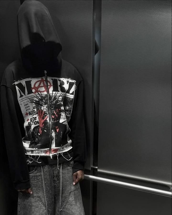 American Retro Zipper Hoodies Y2K Clothes Mens Womens Hip Hop Cartoon Graphic Print Oversized Hoodies Sweatshirts Casual Jackets