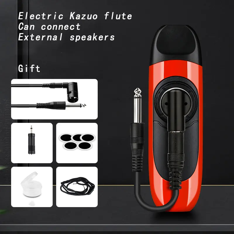 Electronic Kazoo Musicial Learn Easily Orff Plays ABS Material Woodwind Music Gift Best Companion For Any Musical Instruments