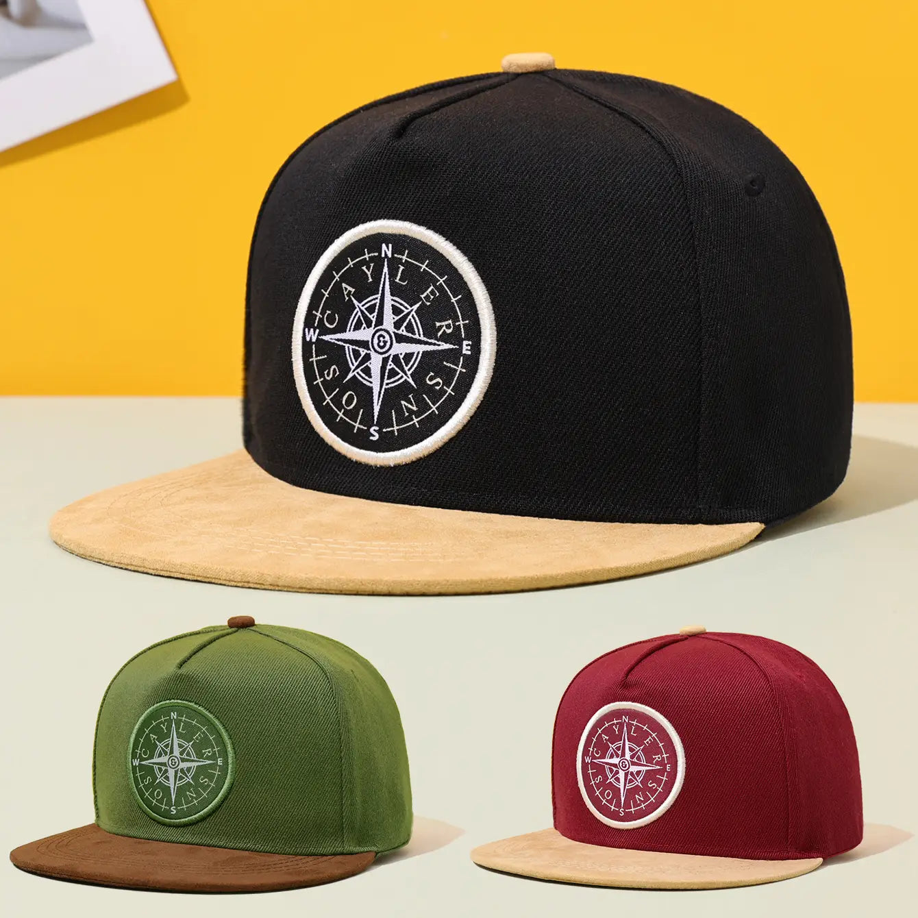 Hip hop Fashion Flat brimmed Hat American Street Hip Hop Hat LeisureTrendy Cool Unisex Baseball Hat Suitable for Outdoor Shading