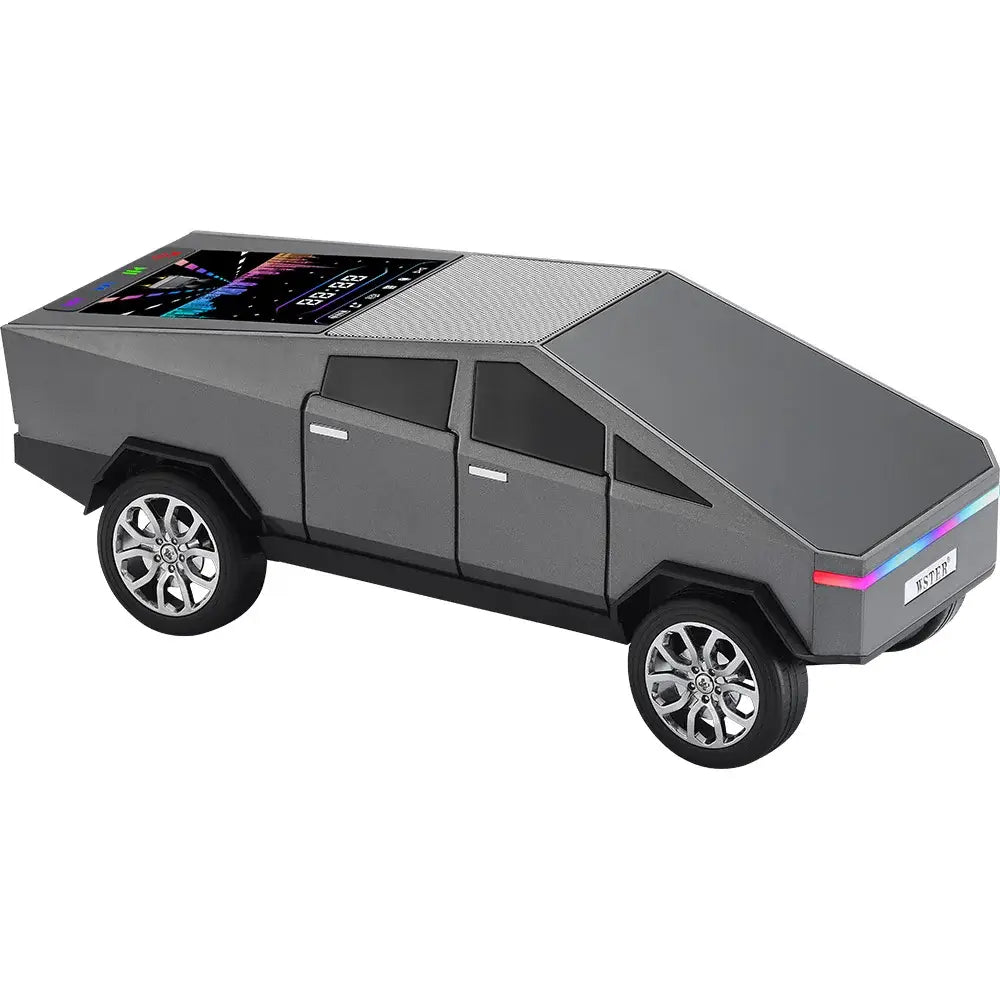 WS-580 Wireless Bluetooth Speaker in Car Shaped with Display Screen HIFI Stereo Surround Desktop Computer Boombox TF USB TWS